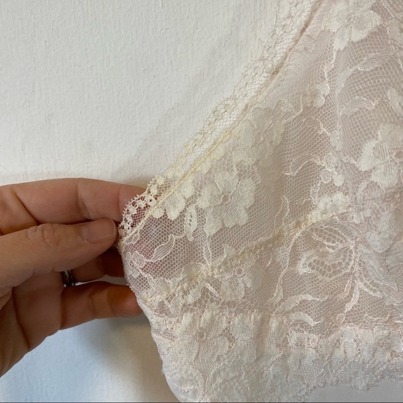 Vintage Vanity Fair Full Slip Blush Pink Lace 100% Nylon Nightie Womens Small 36 - Picture 13 of 13